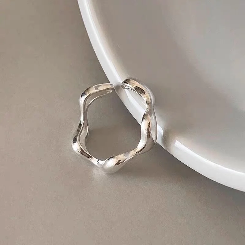 E265 Wave Ring-Silver