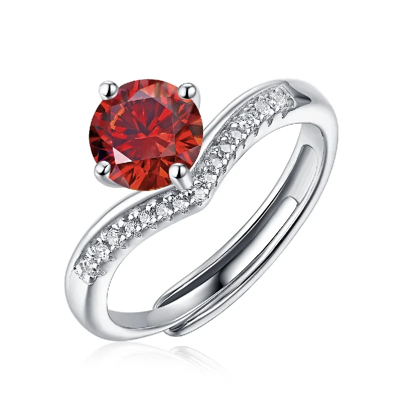 1 Karat Diamond Red Diamond (Including Gift Box Certificate)