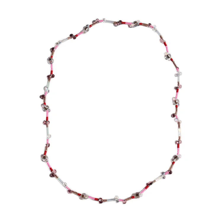 birthstone necklaces for women -Beatriz Choker / Pink