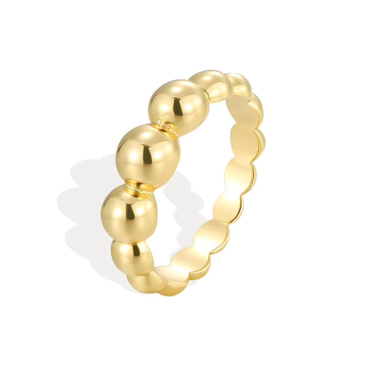 Round Beads Nude Ring