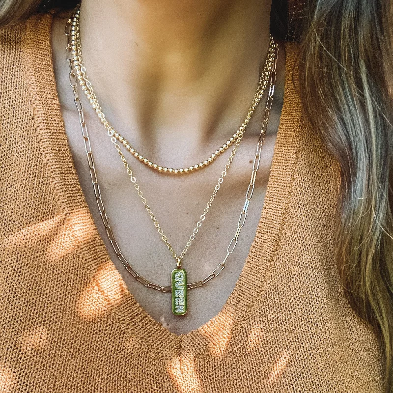 anniversary necklaces for women -The Queen's Trio 3 Piece Layering Stack