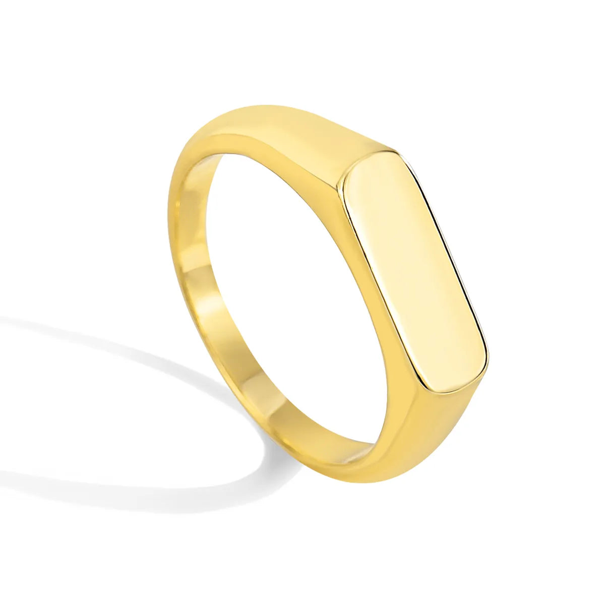 Simple Long Personalized Women's Ring