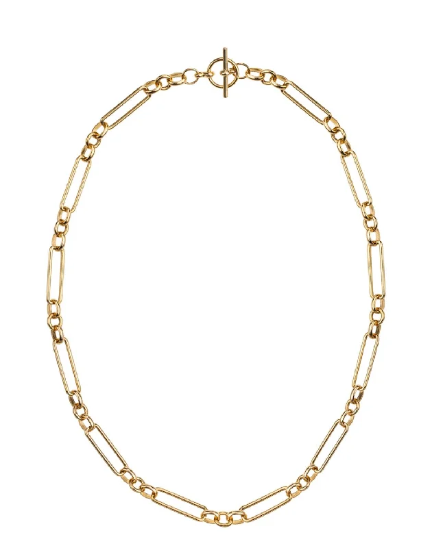 big statement necklaces for women -GOLD LINK