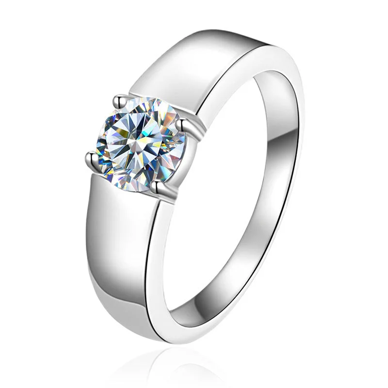 1 Karat (White Moissanite)