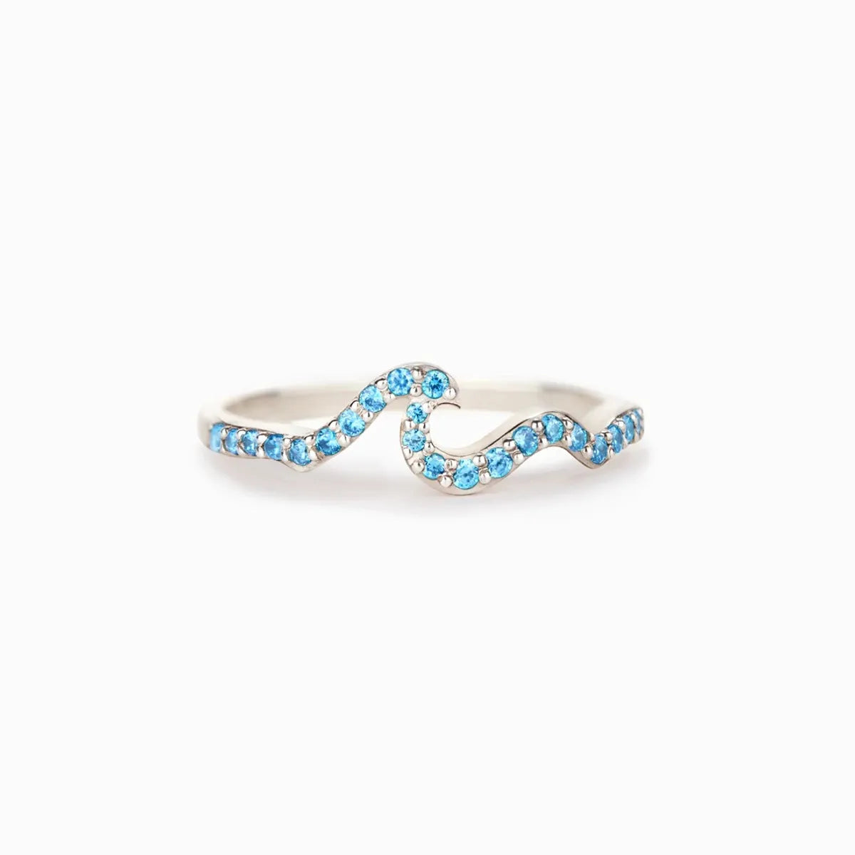 White Gold Color (Light Blue Diamond)