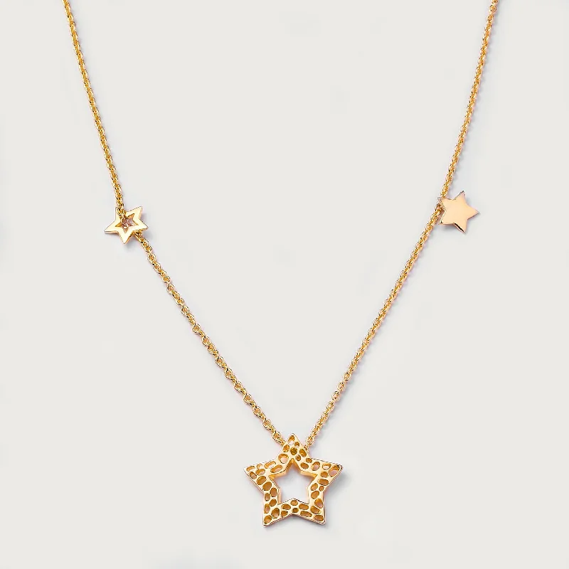 unique pendant necklaces for women -Allegro Star Station Necklace