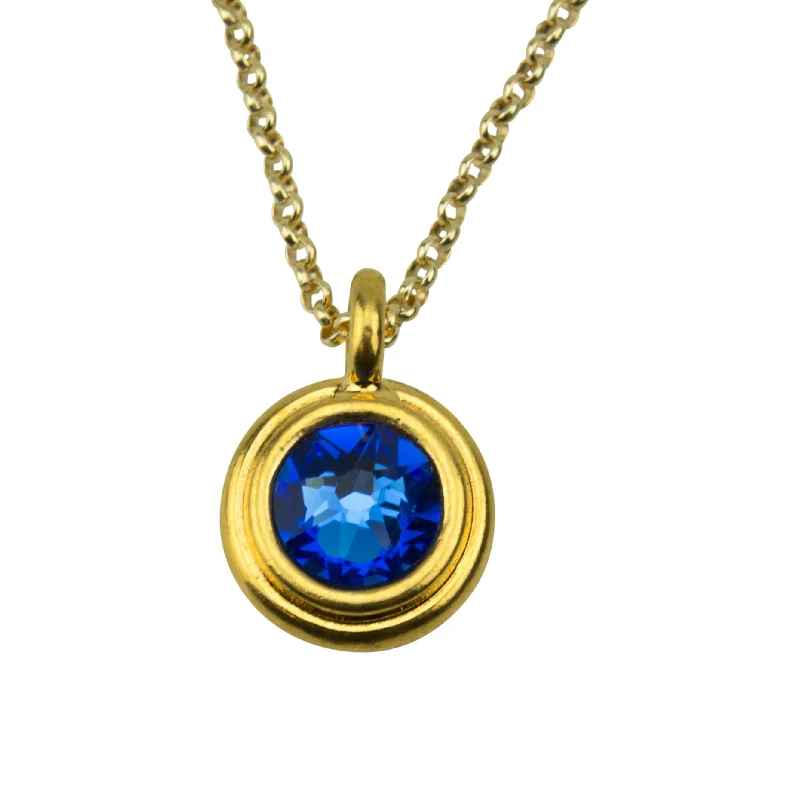 lockets for women -September Birthstone Necklace