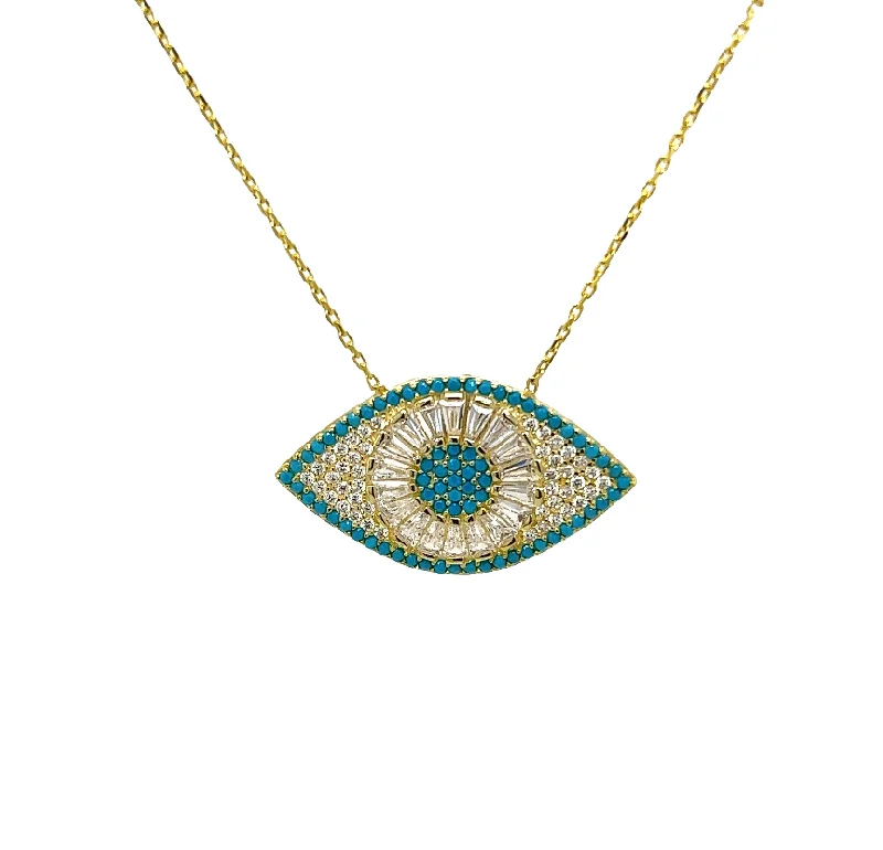 beaded necklaces for women -"NYX" Evil Eye CZ Necklace