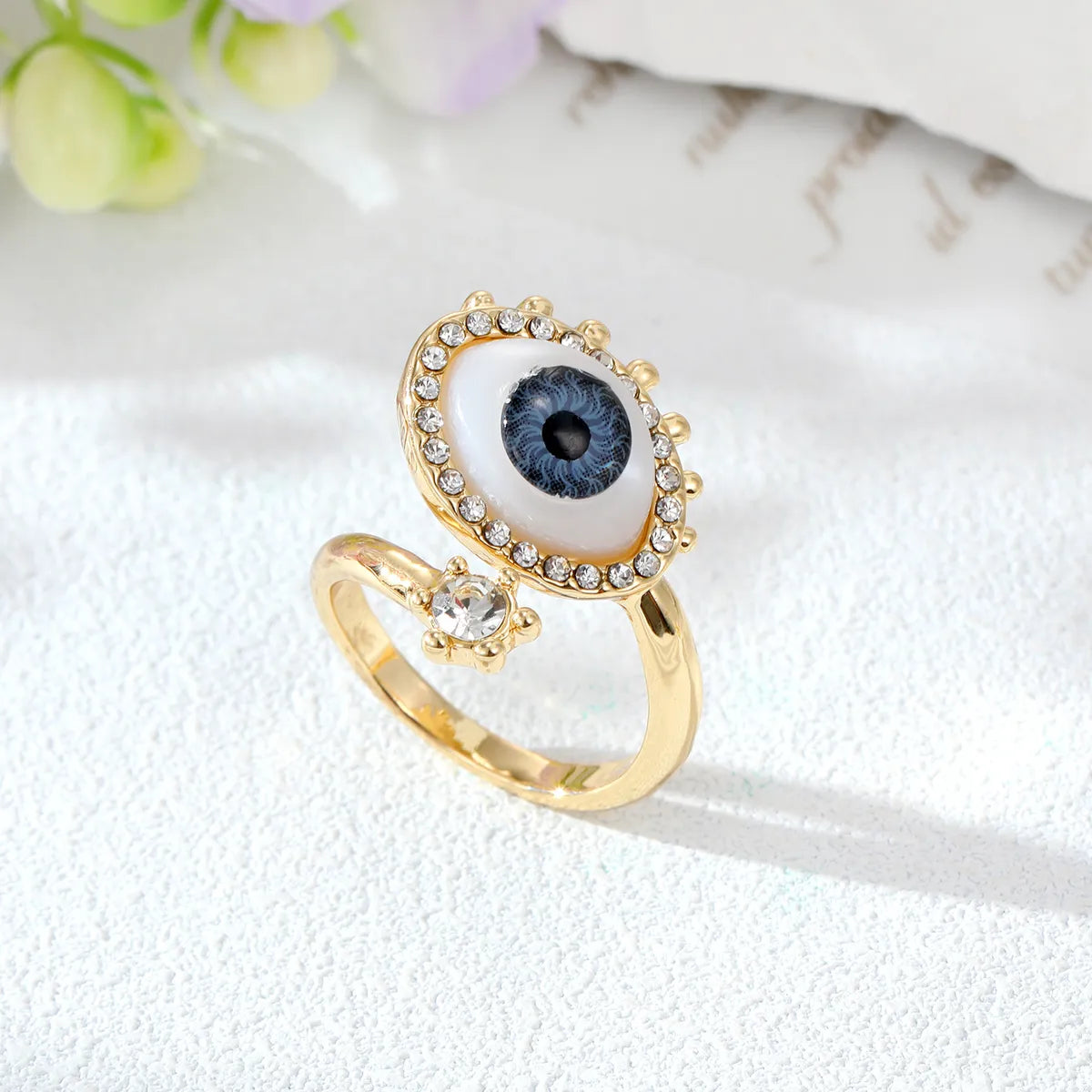 Gray Eye Ring