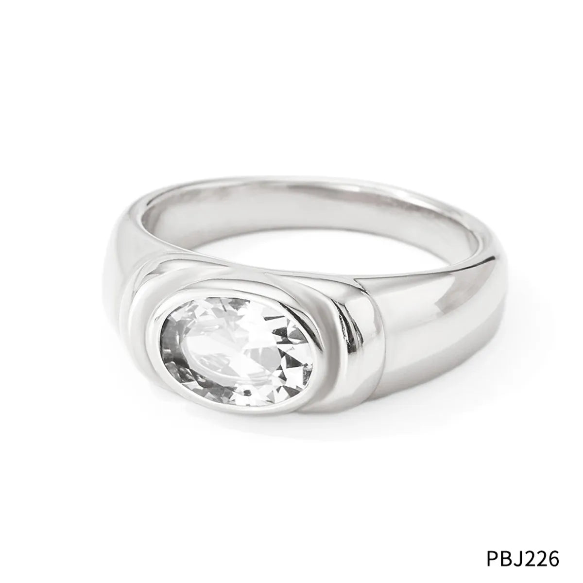 Pbj226 Silver White Zirconium