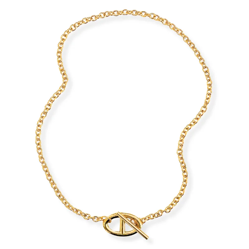 celestial necklaces for women -Anchor Toggle Chain Necklace