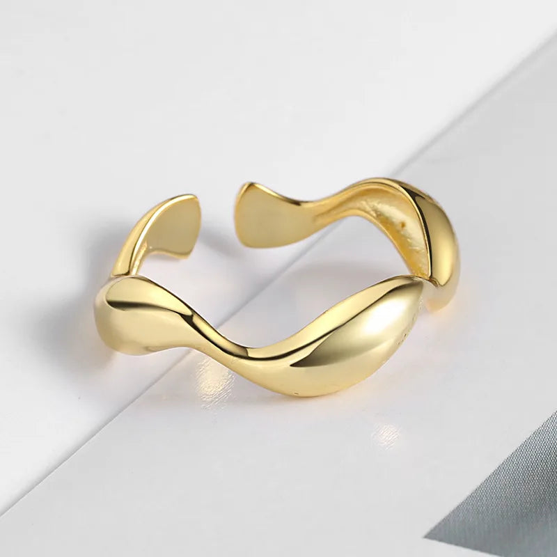 Wave Ring-Gold