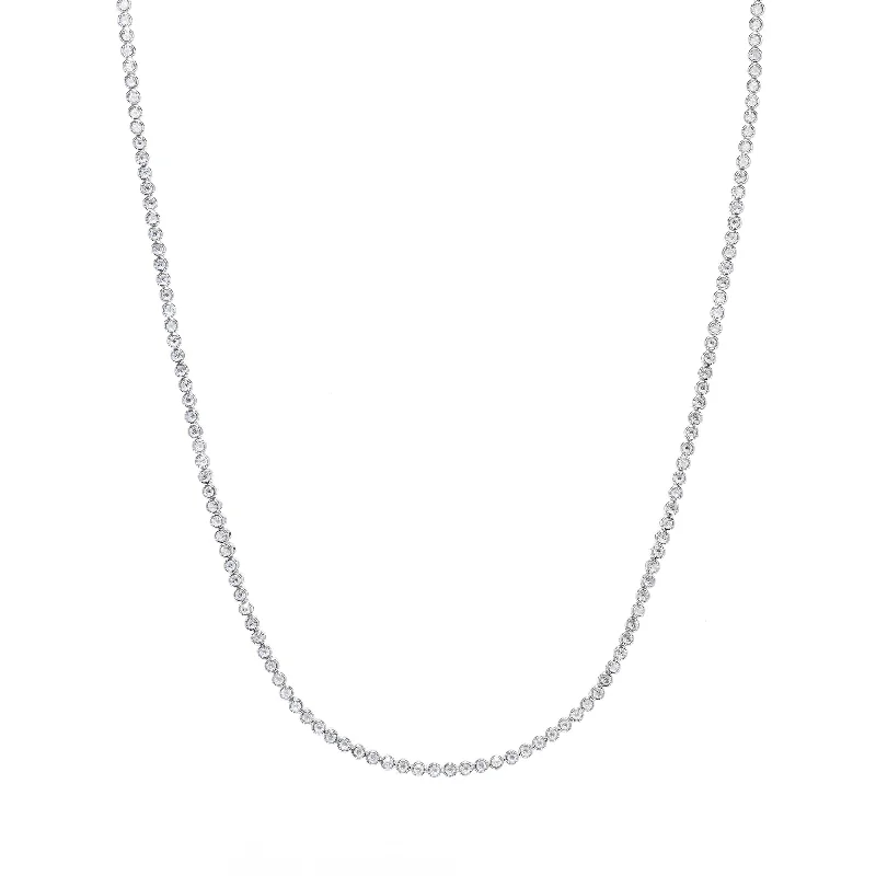 double-layered necklaces for women -Golda Necklace in Rhodium