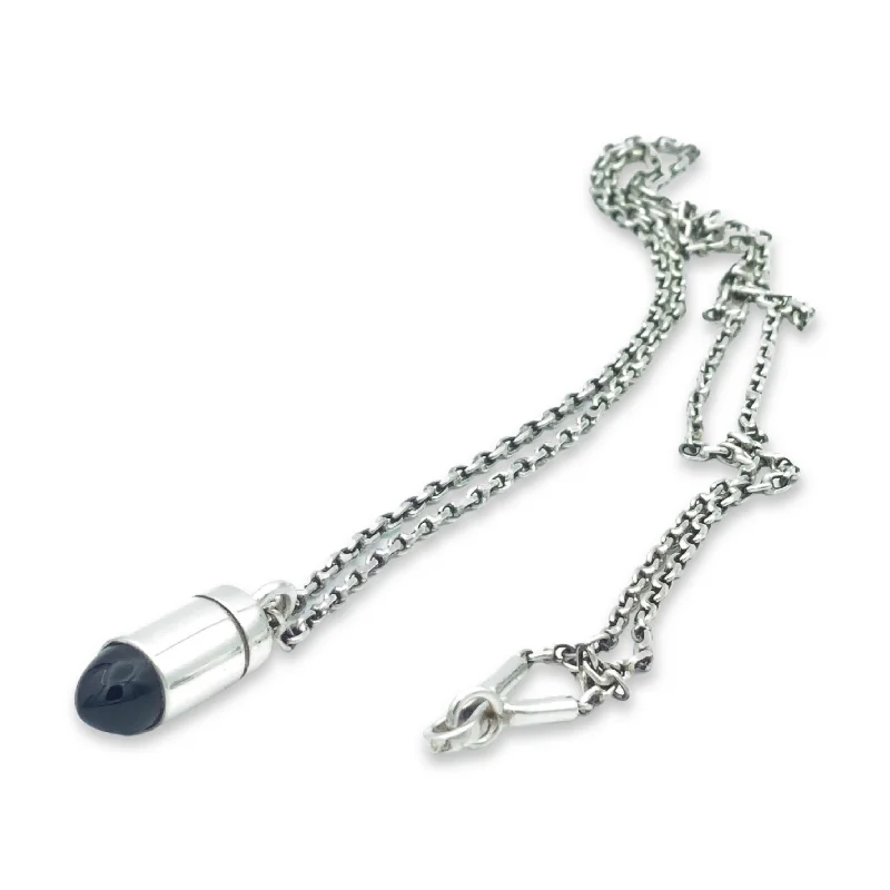 unique pendant charm necklaces for women -Healing Bullet Pendant Necklace