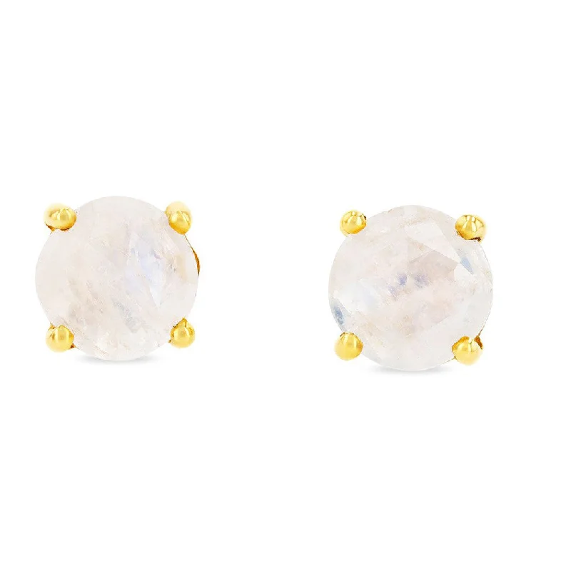 sparkling crystal drop earrings for women -Suzanne Kalan 14k Yellow Gold Lyla Stud Earrings