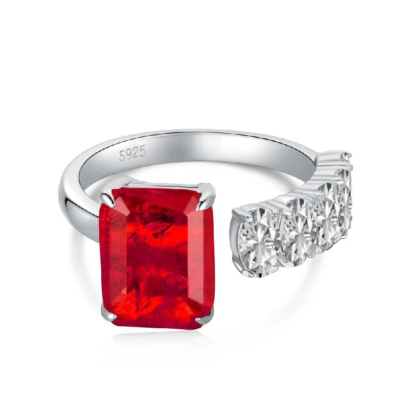 Platinum Red Diamond Dy120544-S-W-RR