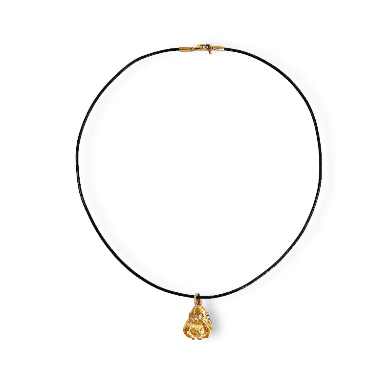 luxury pendant necklaces with diamonds for women -See No Evil Buddha Pendant Necklace