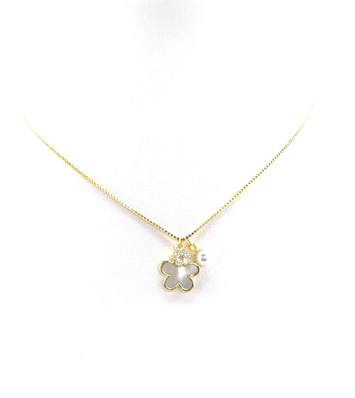 delicate silver heart necklaces for women -Porscha Necklace