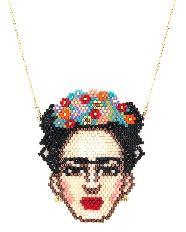 love necklaces for women -FRIDA KAHLO Necklace