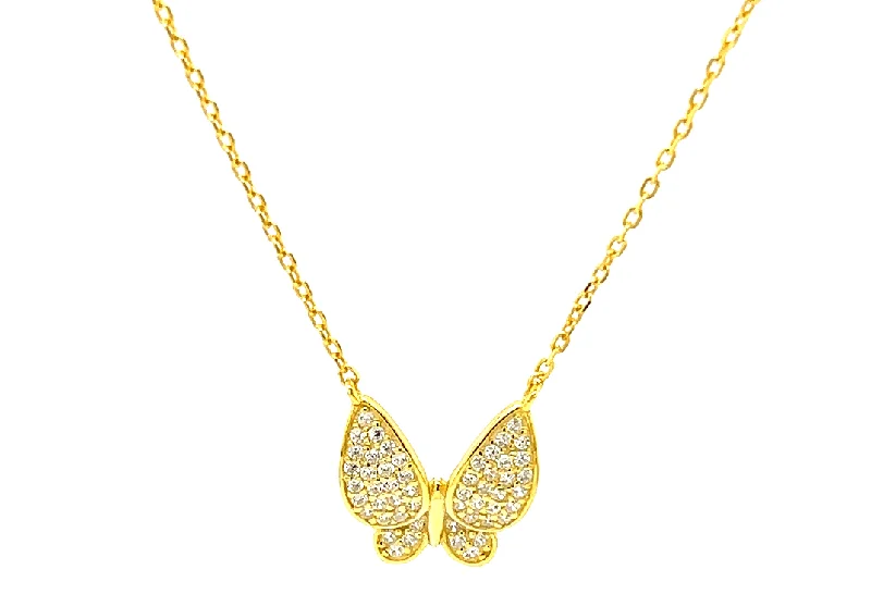 pendant necklaces for women -"LAPIA" Butterfly Necklace