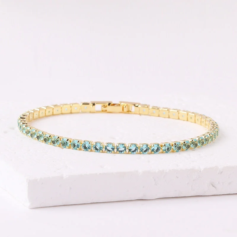 Gold Sea Blue Zirconium