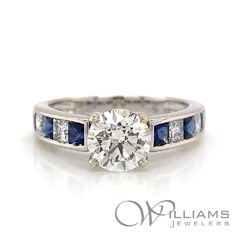 sparkling engagement rings with gemstone accents -Williams Signature 14 Karat Diamond Engagement Ring