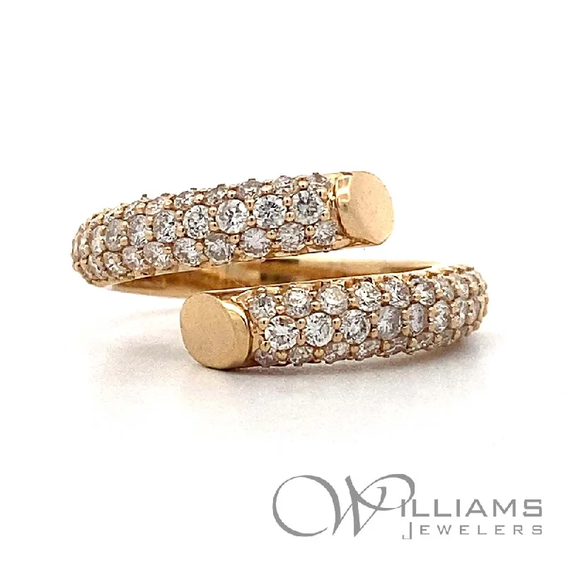 engagement rings with radiant cut sapphires -Williams Signature 14 Karat Diamond Ring