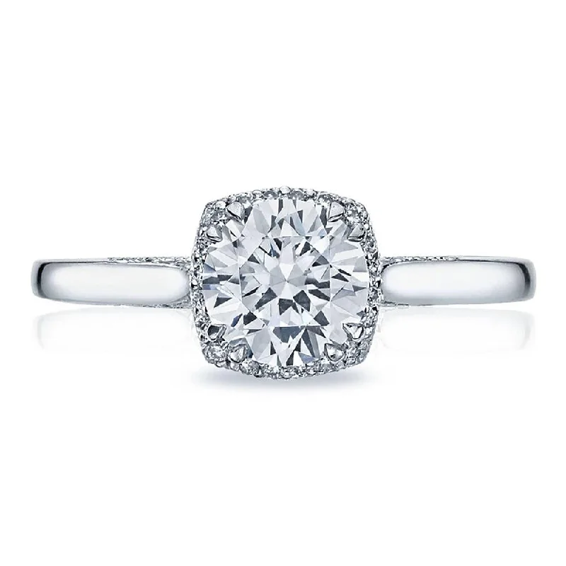 timeless engagement rings with round diamonds -Round Bloom Engagement Ring