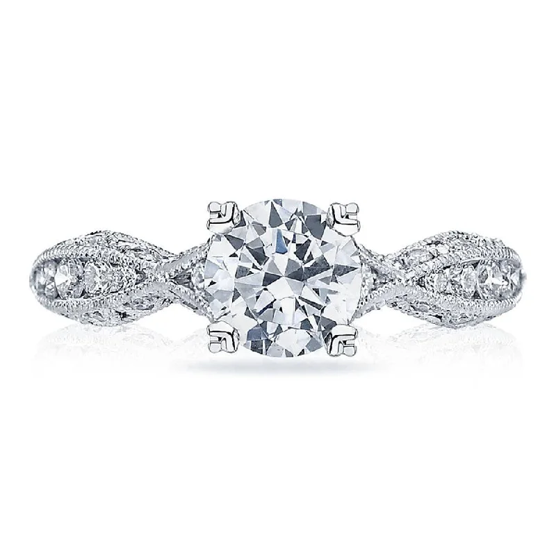 custom engagement rings with oval diamonds -Round Solitaire Engagement Ring