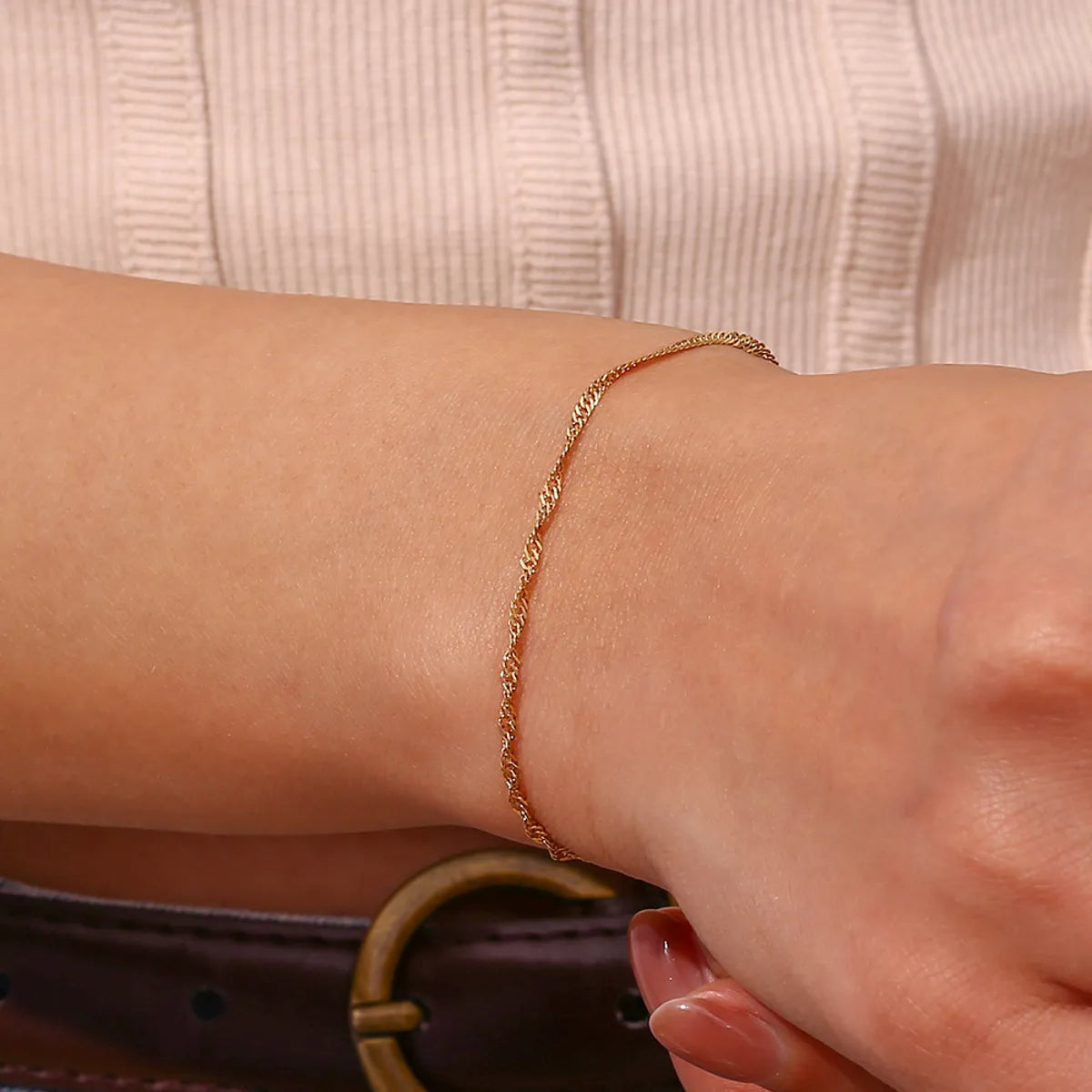 Golden-Bracelet 16 5cm