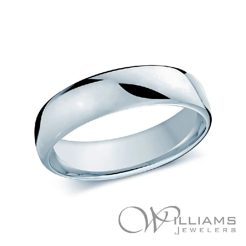 radiant engagement rings with platinum diamonds -Williams Signature 14 Karat Wedding Band