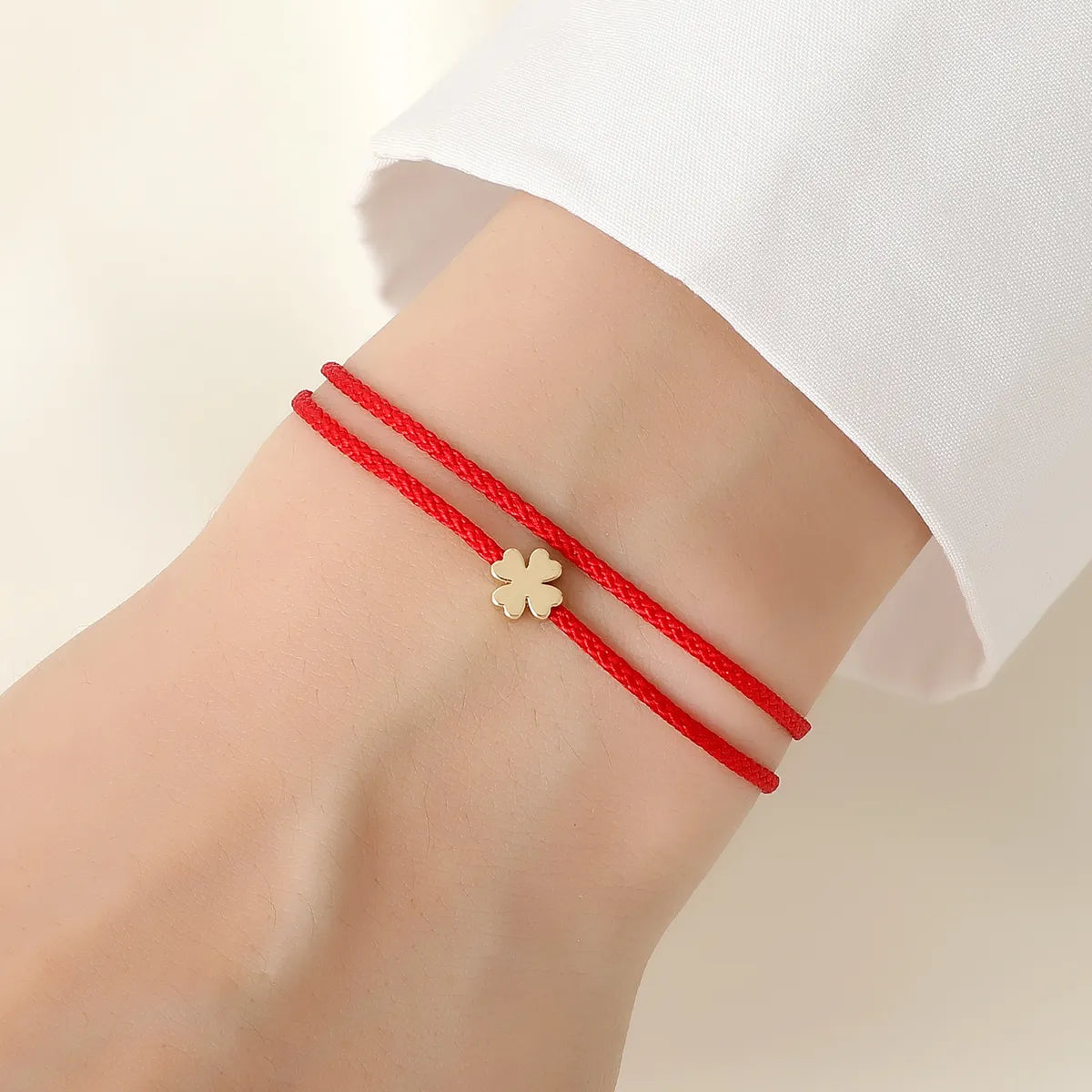 Four-Leaf Clover Bracelet