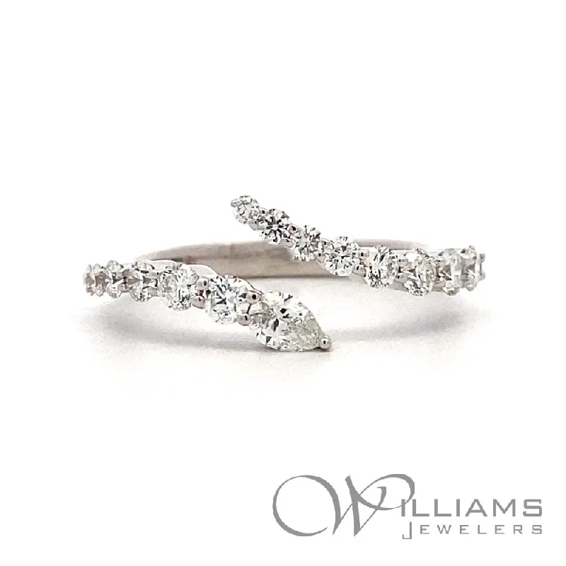 engagement rings with diamonds and rubies -Williams Signature 14 Karat Diamond Ring