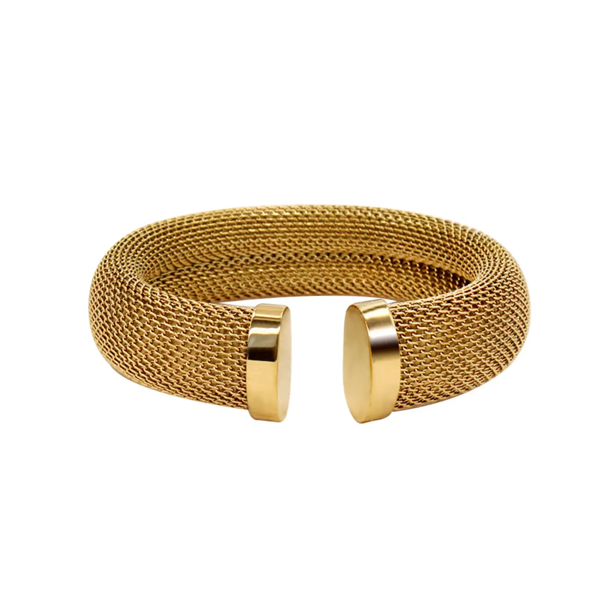 12mm Glossy Gold Bracelet