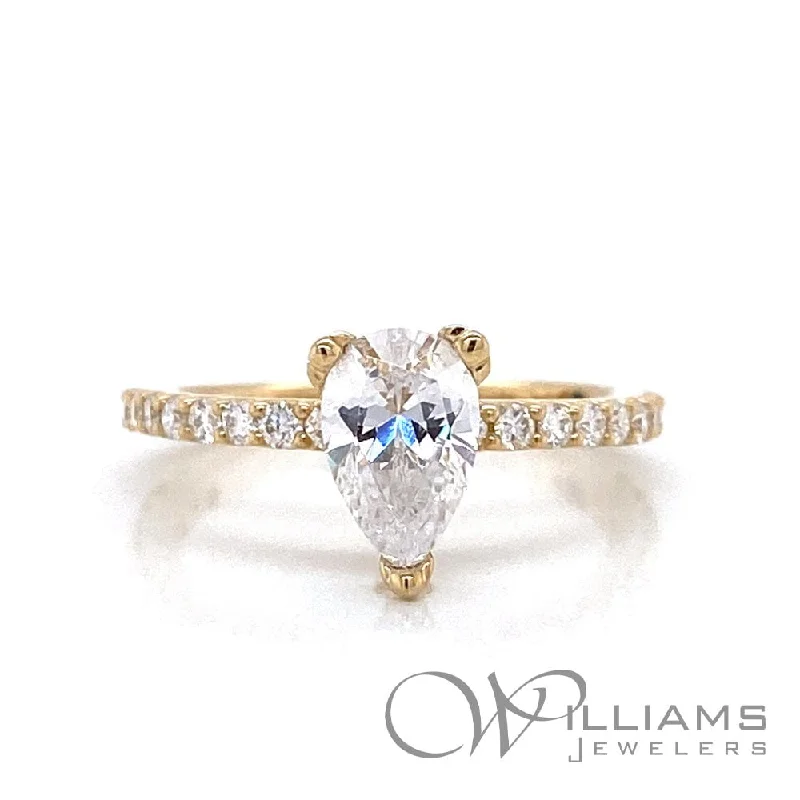 engagement rings with intricate designs -Williams Signature 14 Karat Diamond Engagement Ring