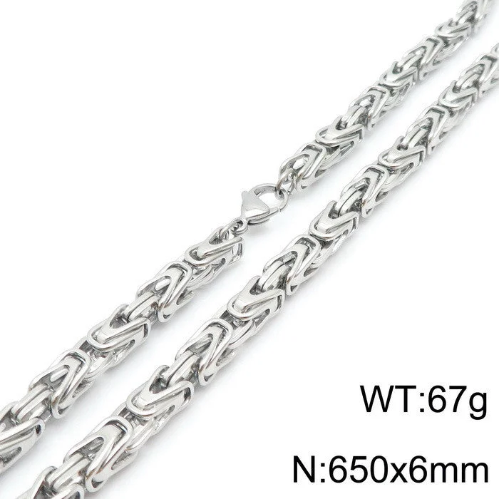 Steel Necklace 65cm