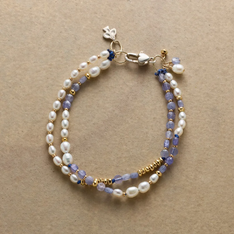 timeless pearl bracelets for women -Stratus Bracelet