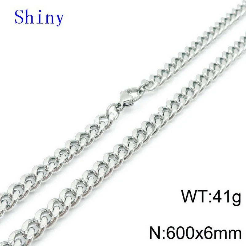 Steel Necklace 6mm60cm