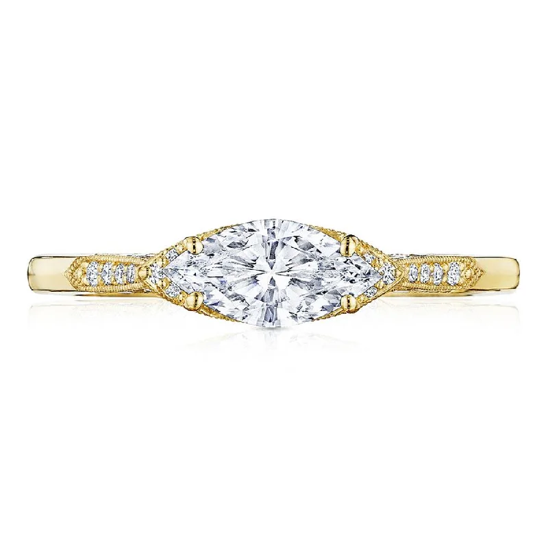 timeless engagement rings with oval diamonds -Marquise Solitaire Engagement Ring