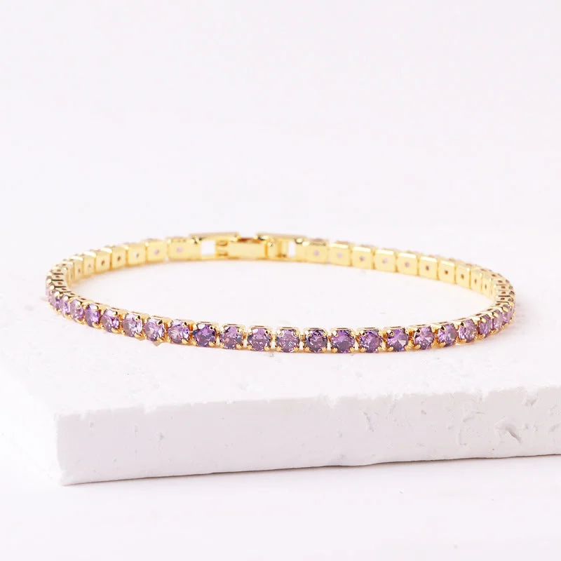 Gold Purple Zirconium