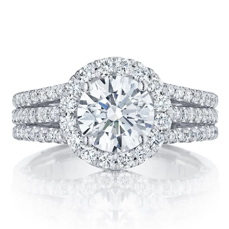 engagement rings with classic sapphire designs -Round Bloom Engagement Ring