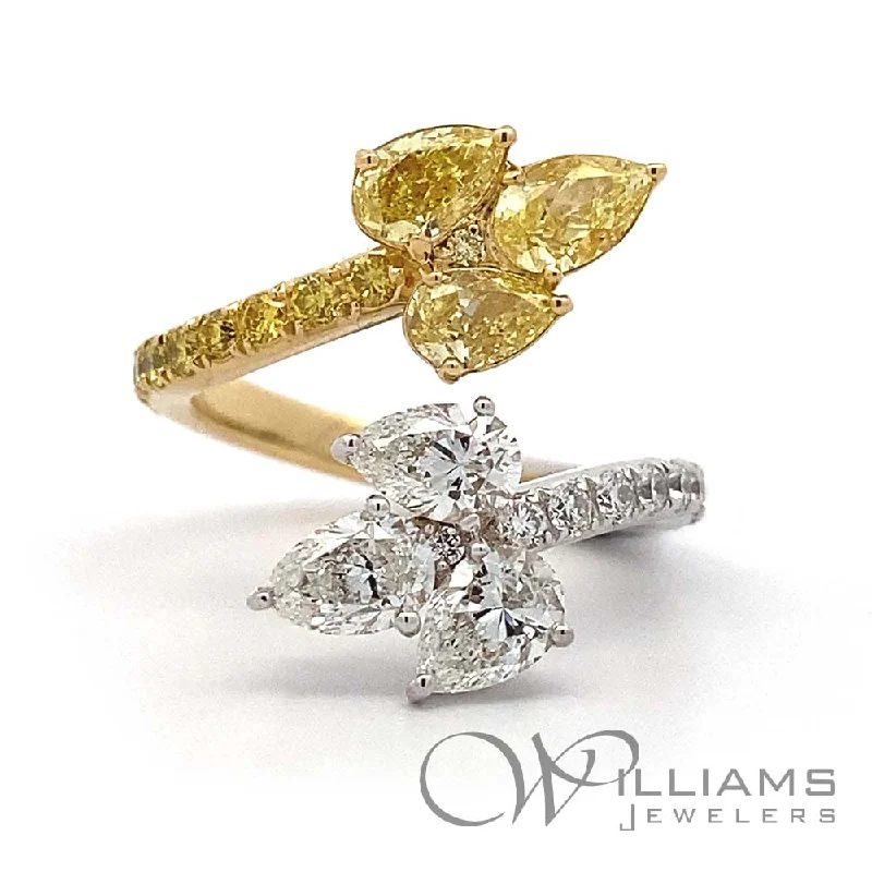 engagement rings with emerald diamonds for engagement -Williams Signature 18 Karat Diamond Ring