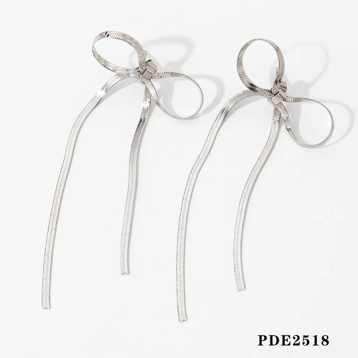 Long Silver Earrings