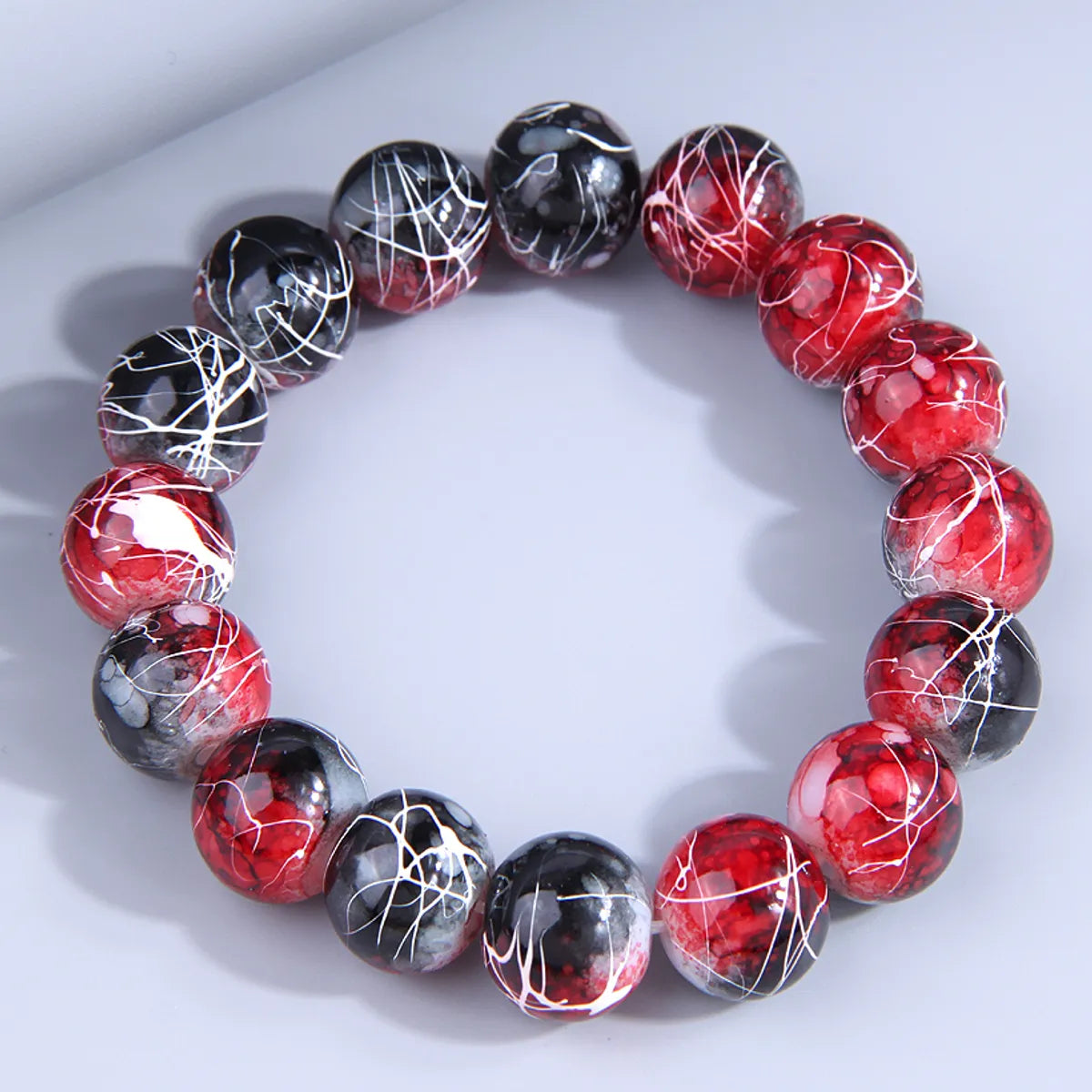 luxurious gemstone bracelets for women -Fashion Round Synthetic Resin Wholesale Bracelets