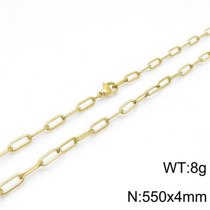 Gold 550 * 4mm = Necklace KN118501-Z