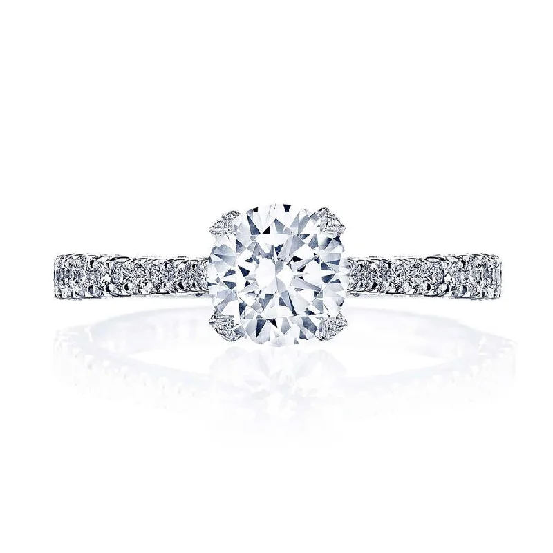 engagement rings with princess cut diamonds -Round Solitaire Engagement Ring