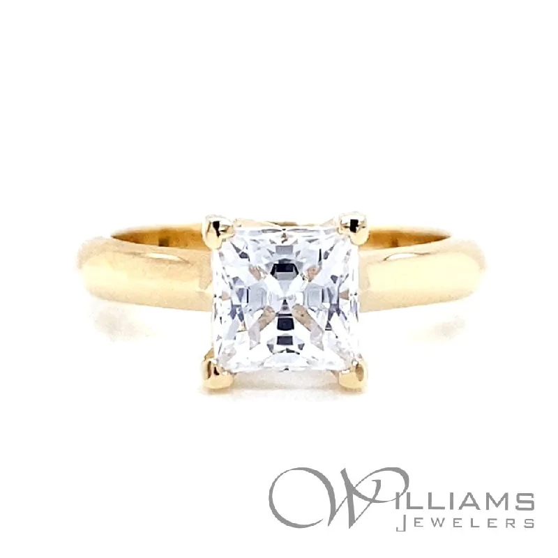 engagement rings with custom diamond shapes -Williams Elevation 14 Karat Diamond Engagement Ring