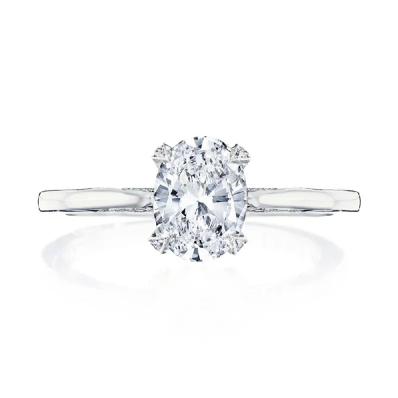 affordable engagement rings with gemstones -Oval Solitaire Engagement Ring