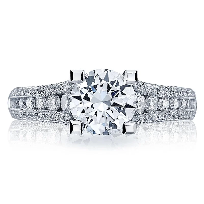 engagement rings with oval diamonds -Round Solitaire Engagement Ring