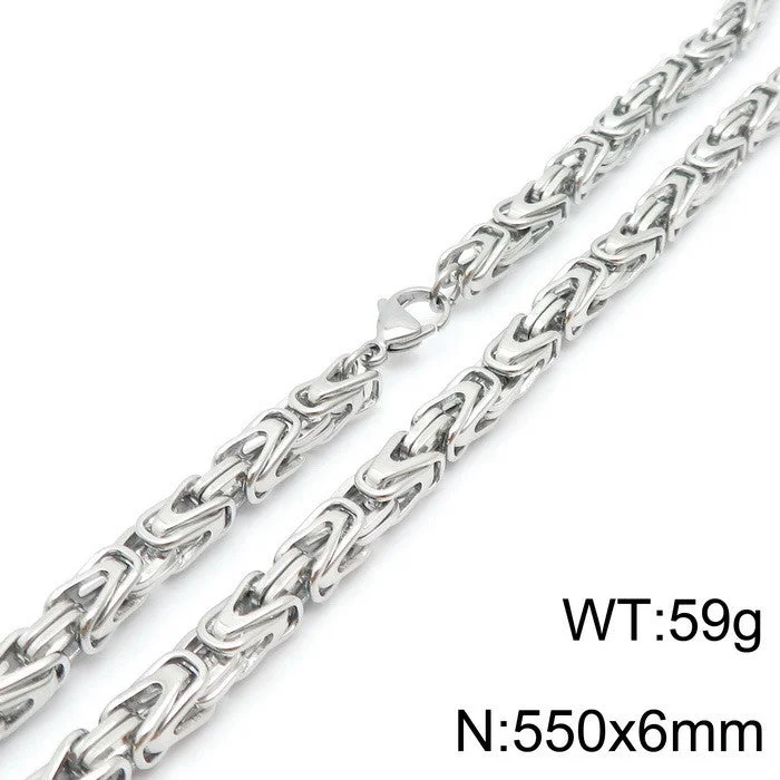 Steel Necklace 55cm